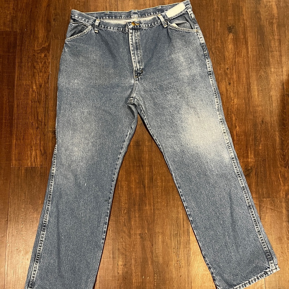 Red Kap Men's Jeans 40x32 Light Blue Denim Work Carpenter Pants
